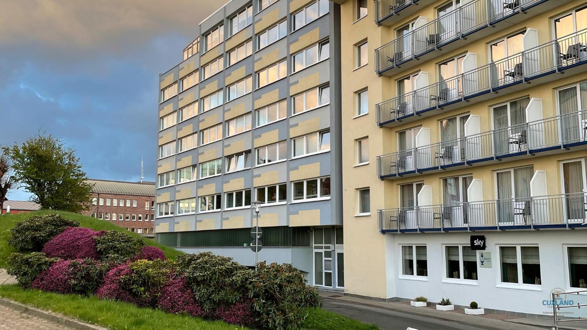 Ferienwohnung Urlaub direkt im Hafen Cuxhaven Exterior foto