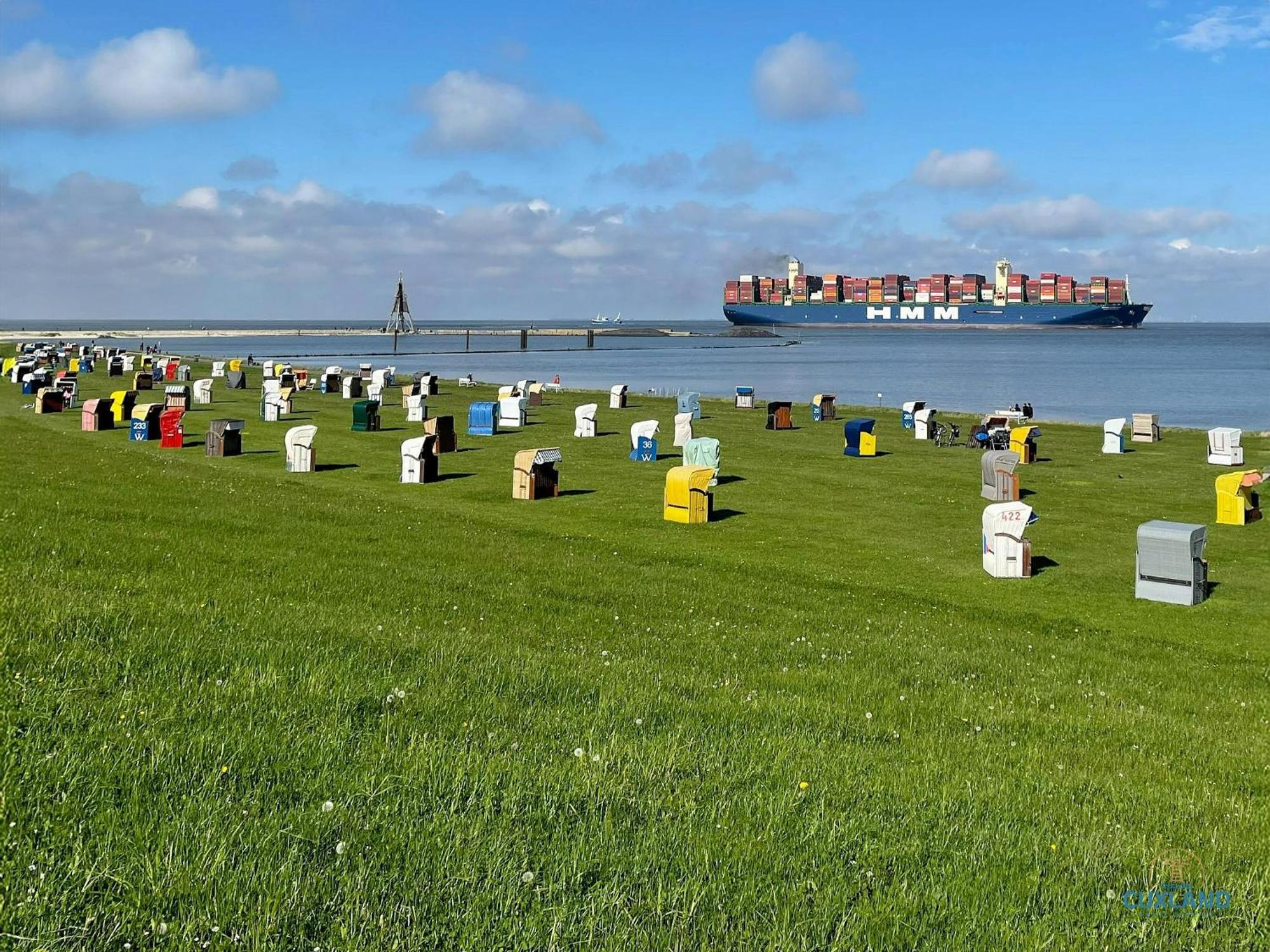 Ferienwohnung Urlaub direkt im Hafen Cuxhaven Exterior foto